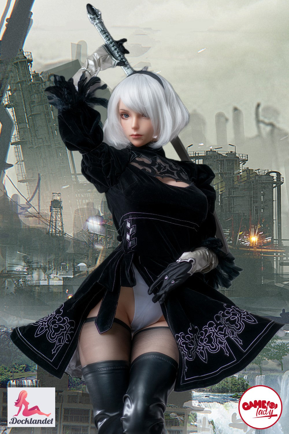 Yorha 2B Sex doll (Game Lady 171cm E-cup No. 18 silicone)