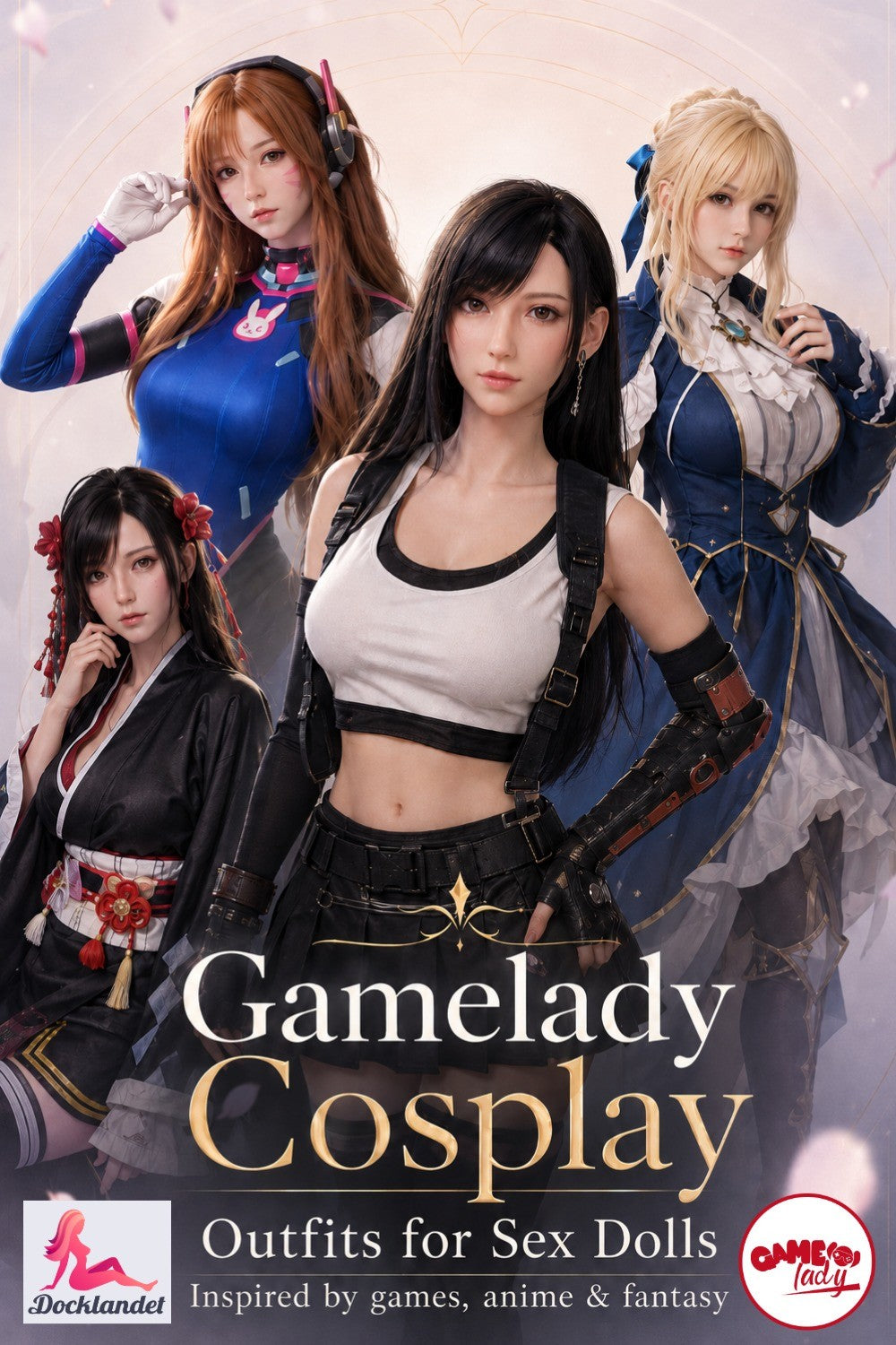 Gamelady official cosplay outfits. Discover Gamelady cosplay outfits for sex dolls. Find imaginative costumes, role-play clothes and stylish accessories to transform your doll's style.
