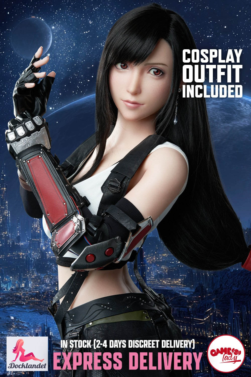 Tifa Sex doll (167 cm D-cup) | Game Lady (in stock express) - Docklandet Tifa Sex doll (167 cm D-cup) | Game Lady (in stock express) - Docklandet