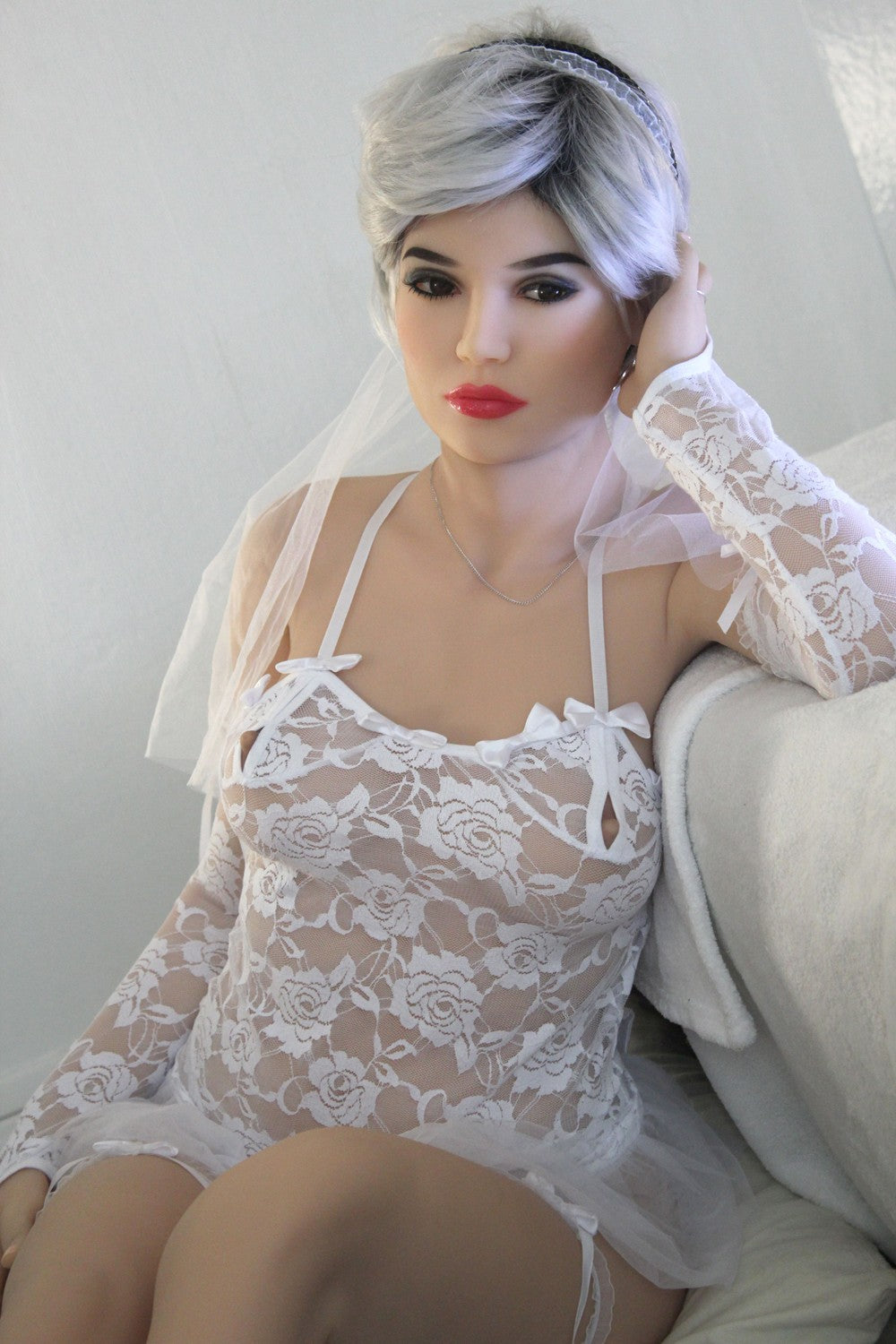 Boneca sexual da margarida (HRDoll 158cm B-Cup #47 TPE)