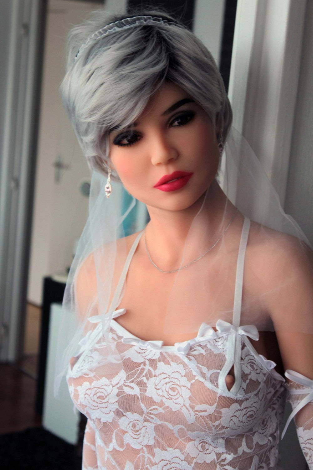 Boneca sexual da margarida (HRDoll 158cm B-Cup #47 TPE)