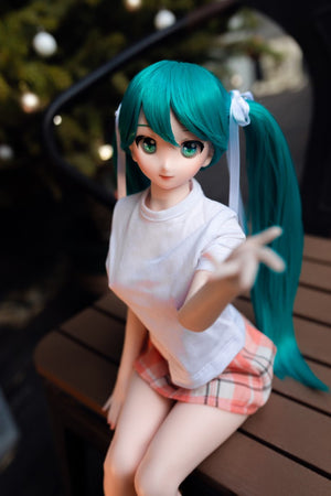 Miku szexbaba (Climax Doll Mini 60 cm B-kupa szilikon)