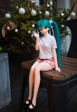 Miku szexbaba (Climax Doll Mini 60 cm B-kupa szilikon)