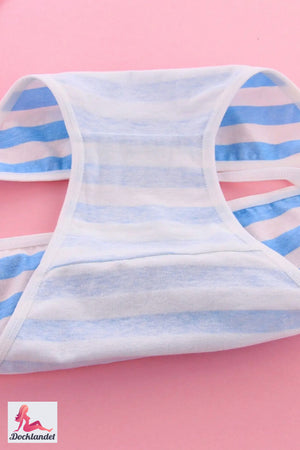 Knotch pink for sex doll (Blue white, striped)