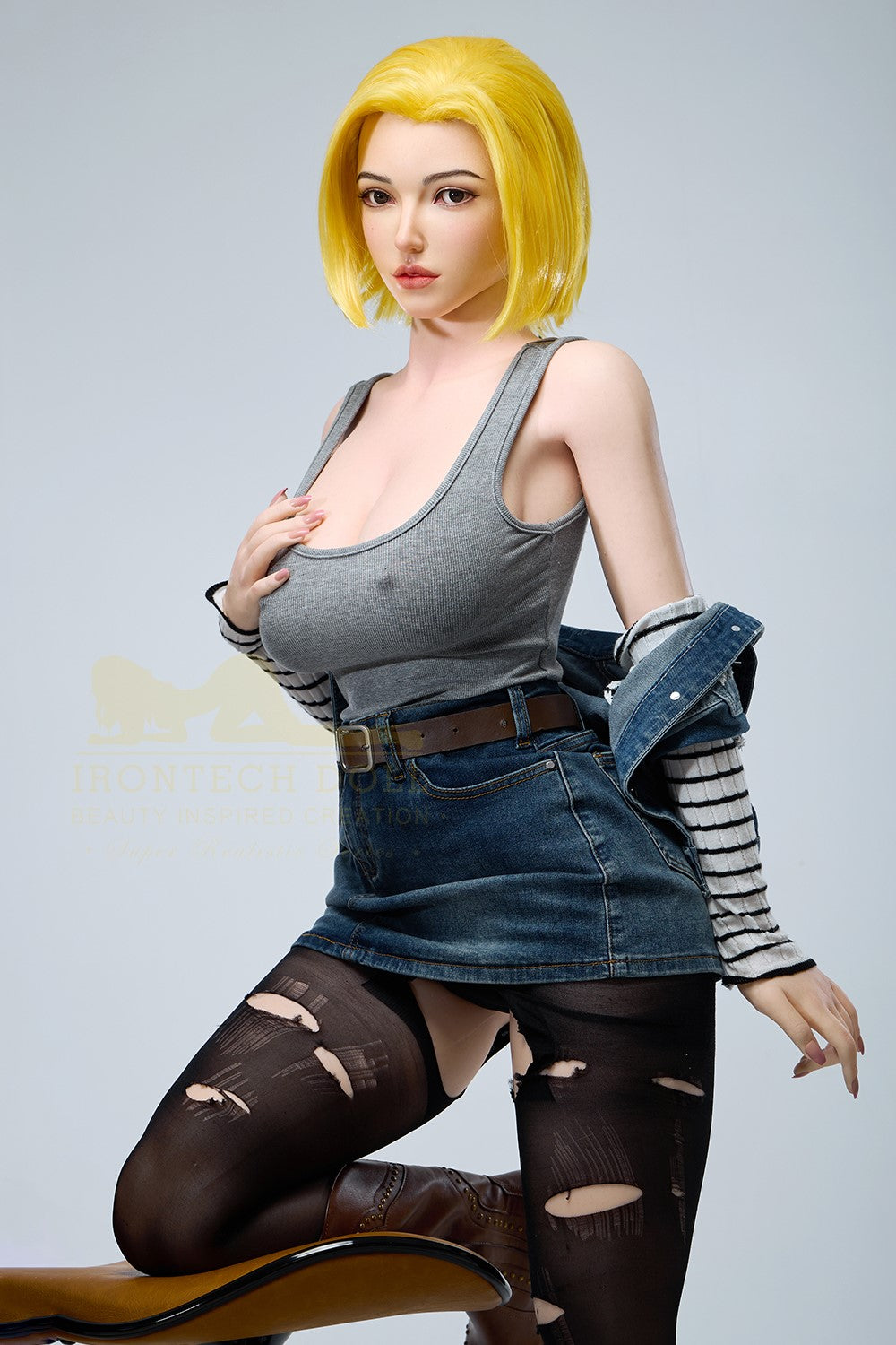 Kukulla seksi Joline Android 18 (Kukull Irontech 159cm G-Cup S41 silikoni)