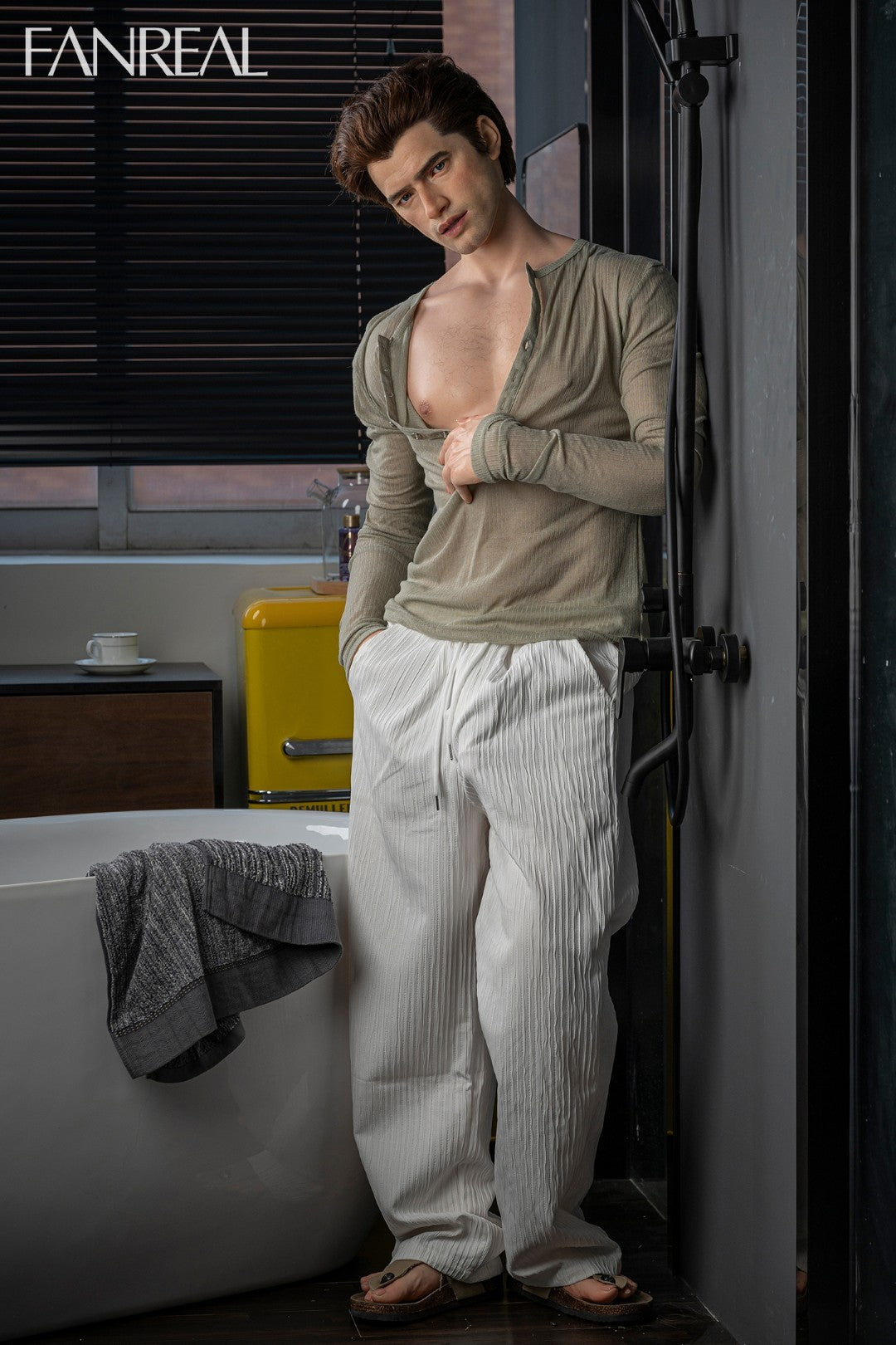 Мъжка секс кукла Картър (FanReal Doll 173см силикон)