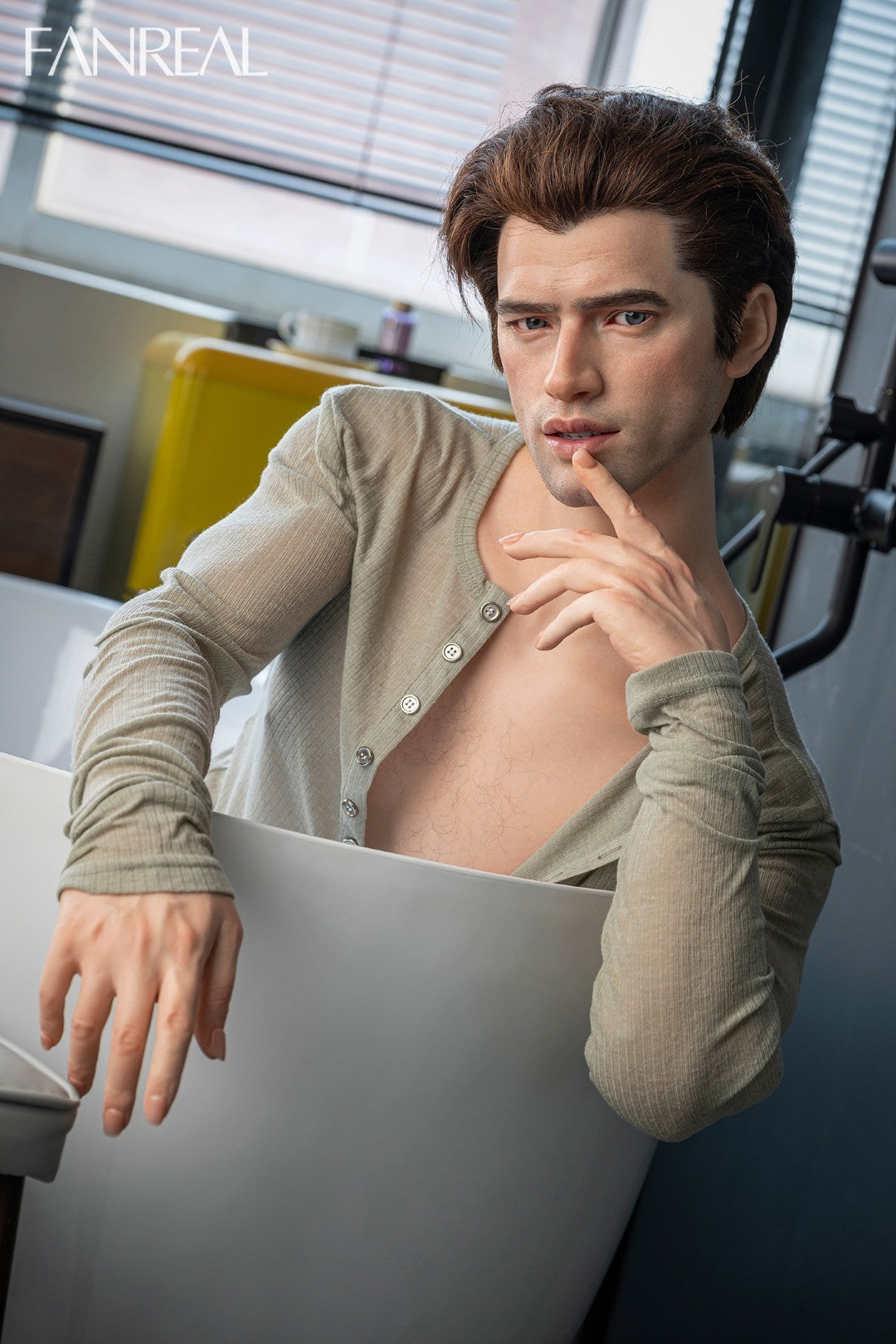 Мъжка секс кукла Картър (FanReal Doll 173см силикон)