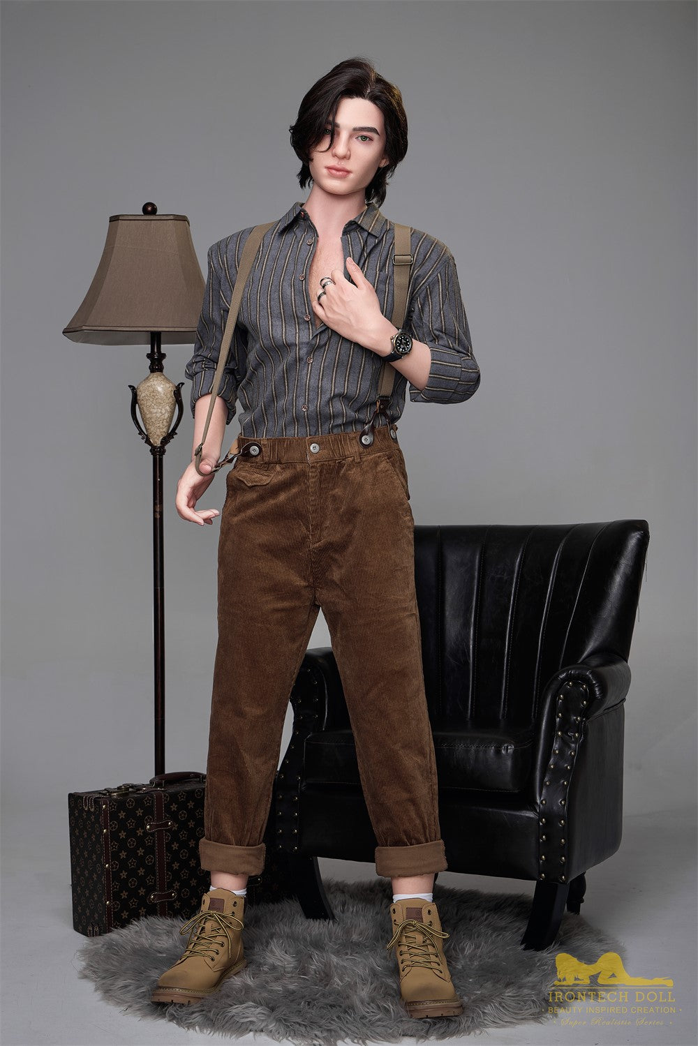 Kukulla e seksit mashkull Lucas (Kukull Irontech 170cm M9 silikoni)