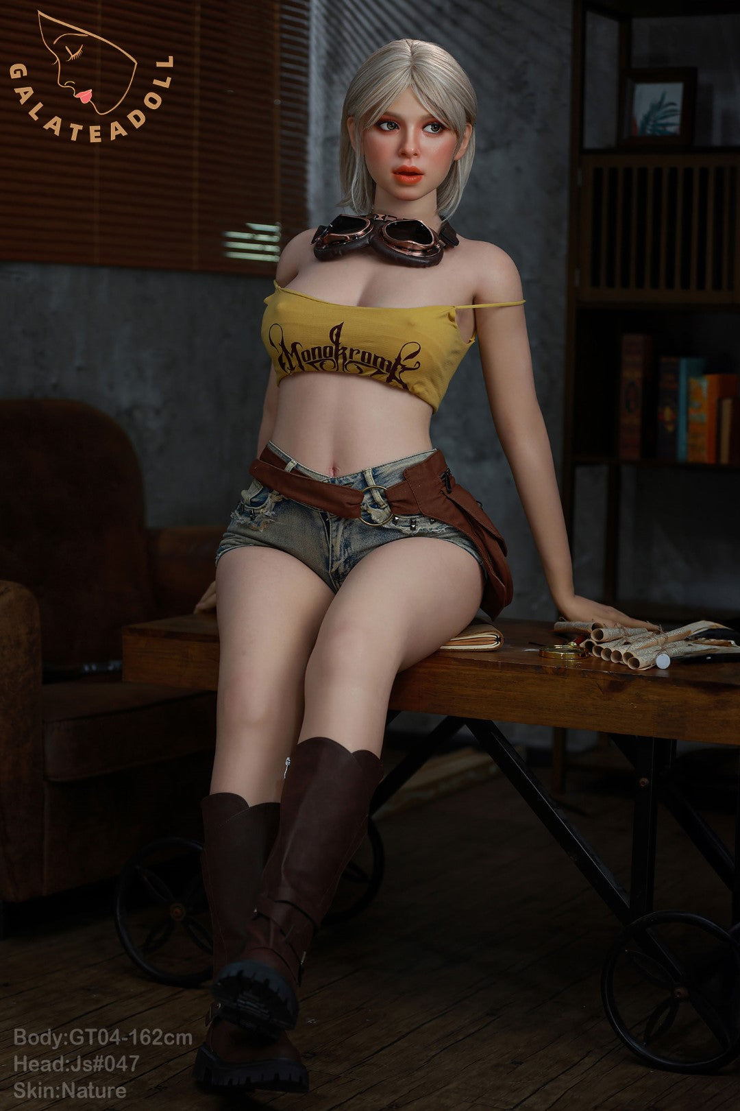 Секс лялька Емма (Galatea Doll 162 см C-Cup #047 Силікон)