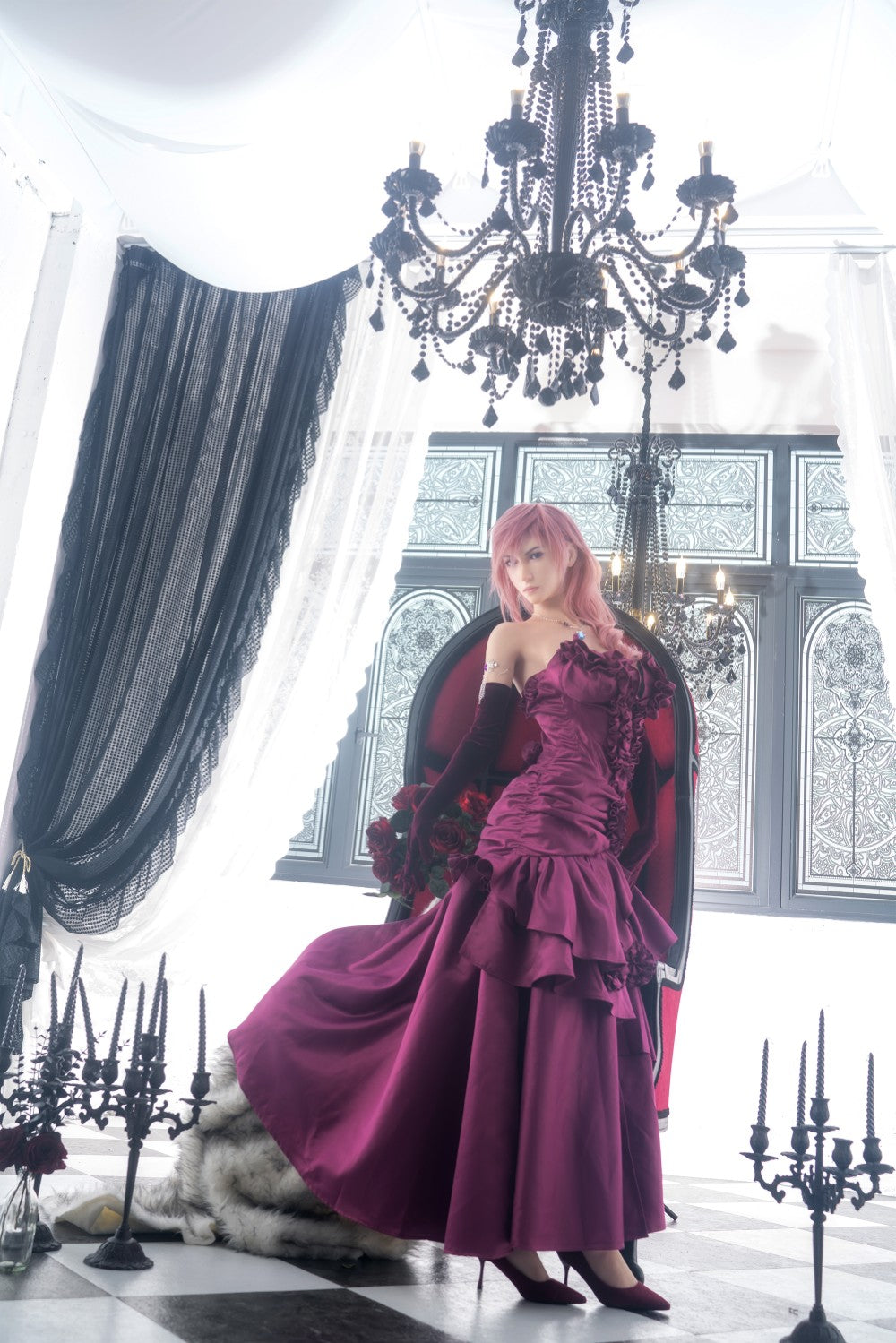 Lightning papusa sexuala (Game Lady 171 cm G-Cup nr.19 silicon)