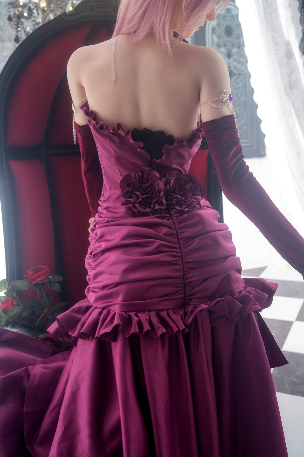 Lightning papusa sexuala (Game Lady 171 cm G-Cup nr.19 silicon)