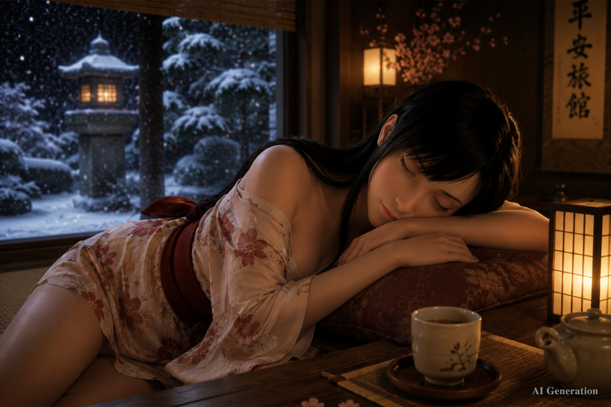 Tifa Sleeping Sexdocka (Game Lady 167cm D-Kupa No.45 Silikon)