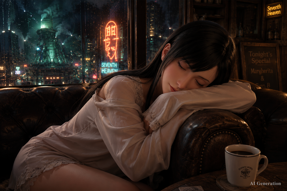 Tifa Sleeping Sexdocka (Game Lady 167cm D-Kupa No.45 Silikon)
