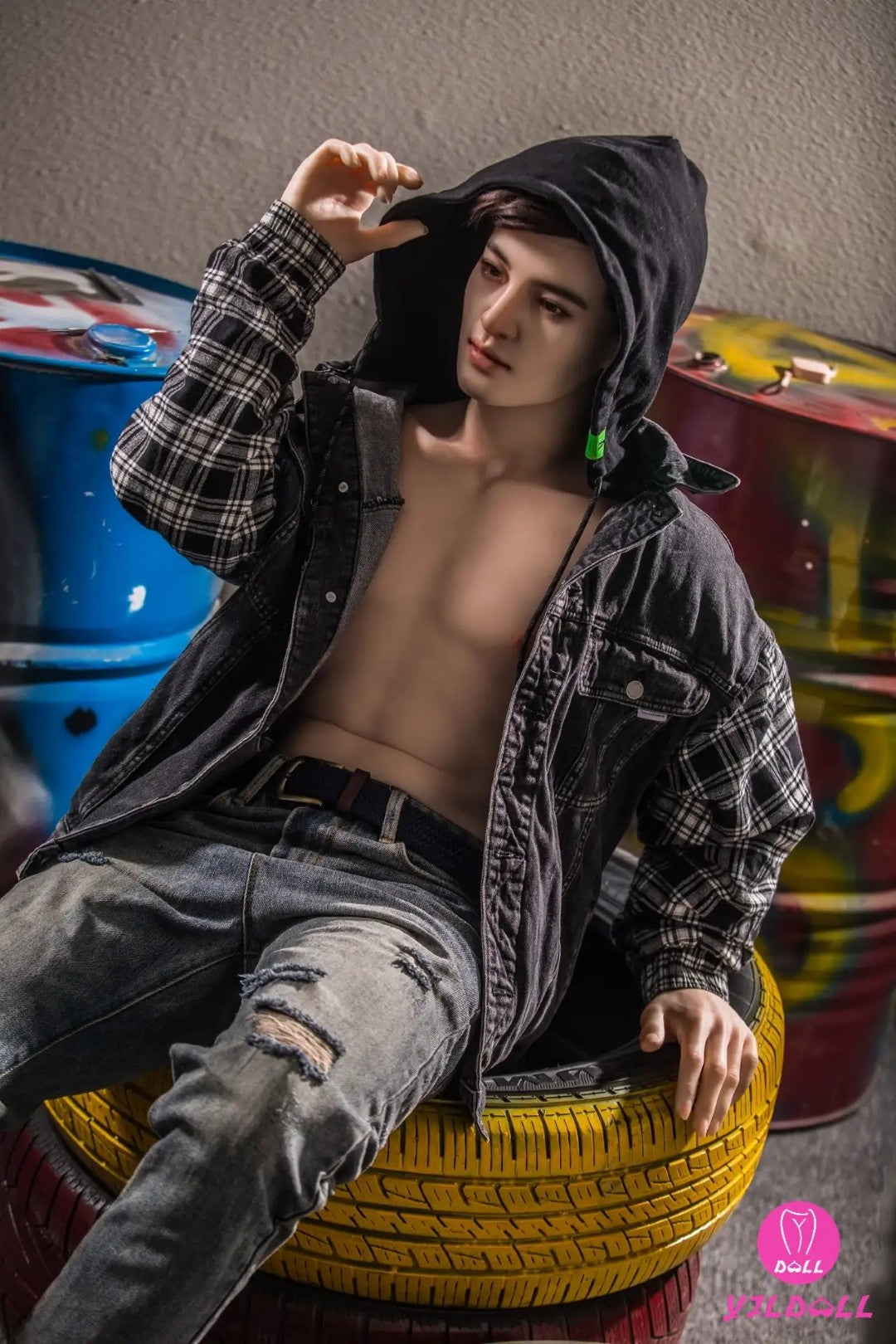 Джозефська чоловіча секс -лялька (YJL Doll 177 см MD011 Силікон)