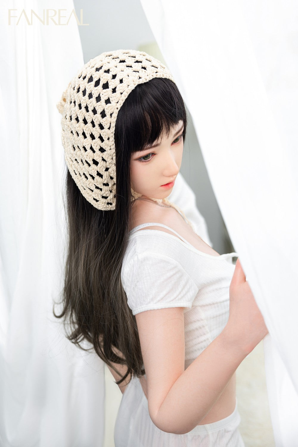 Jia poupée sexuelle (FanReal Doll 158cm bonnet B Silicone)