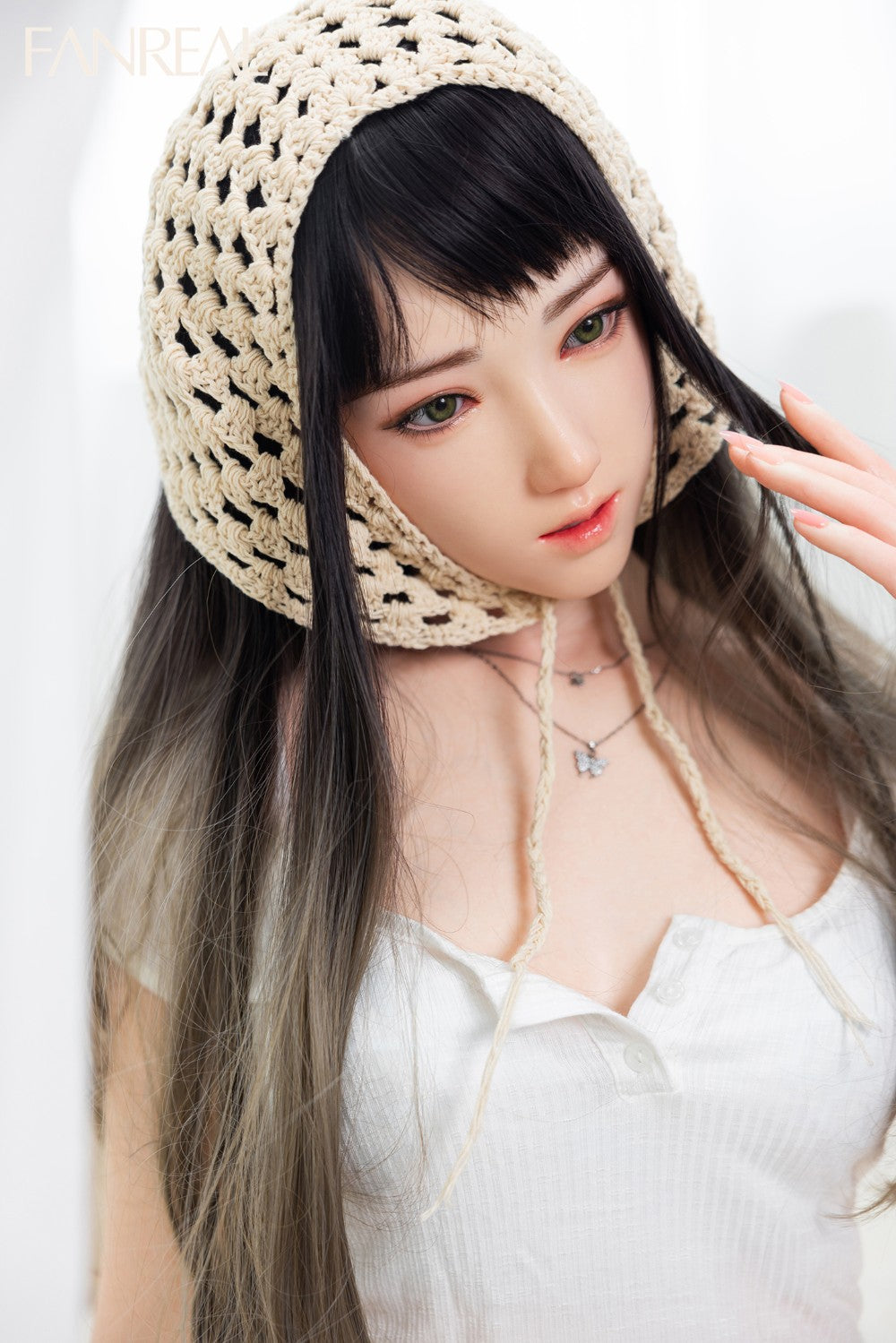 Jia poupée sexuelle (FanReal Doll 158cm bonnet B Silicone)