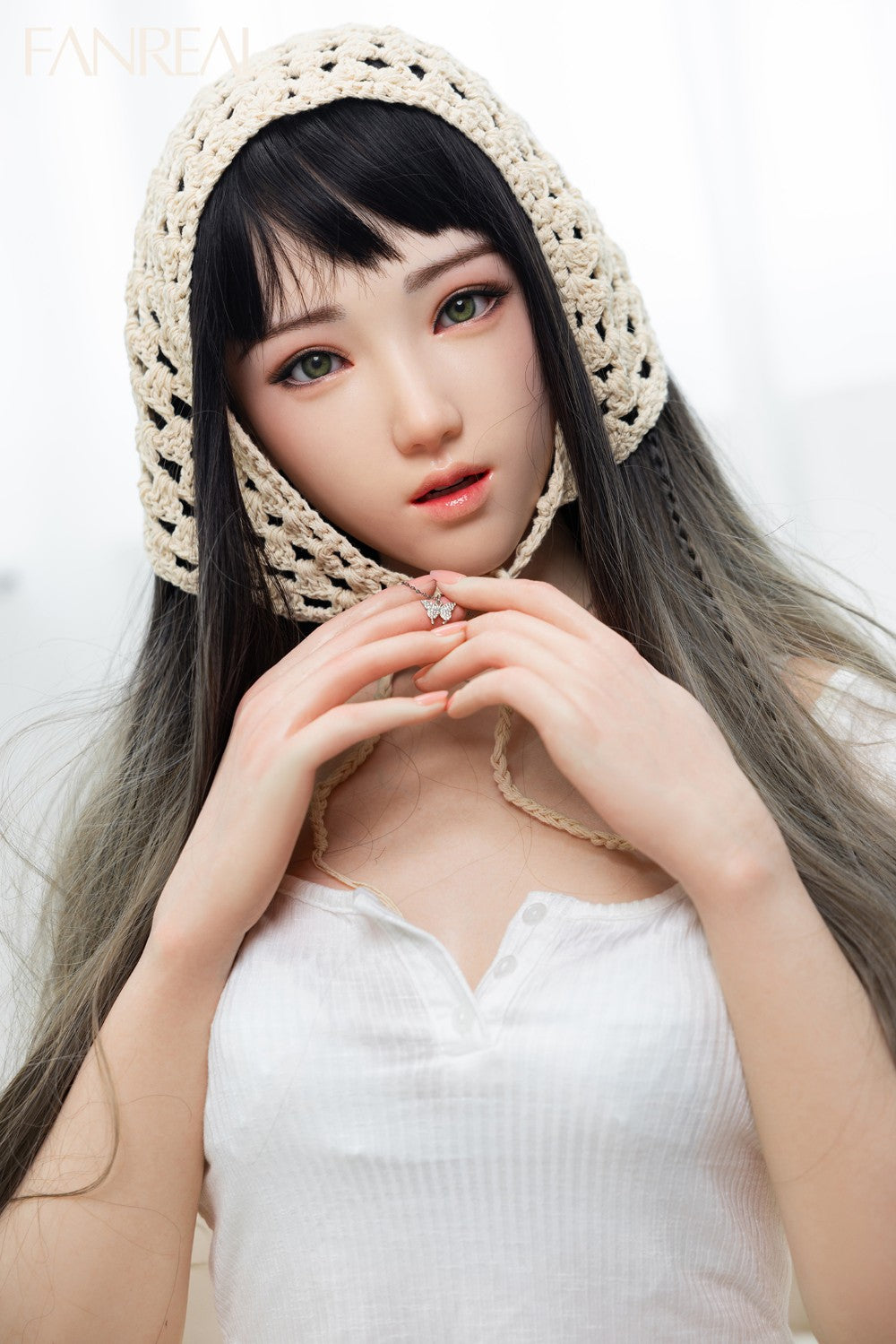 Jia poupée sexuelle (FanReal Doll 158cm bonnet B Silicone)