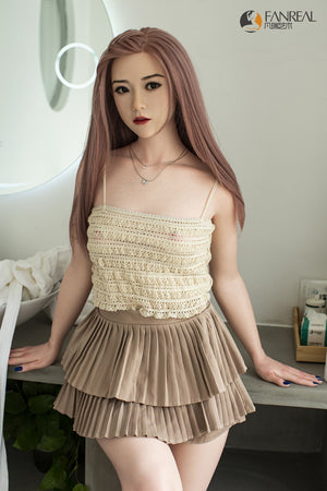 Qian Sexdocka (FanReal Doll 158cm B-kupa Silikon)