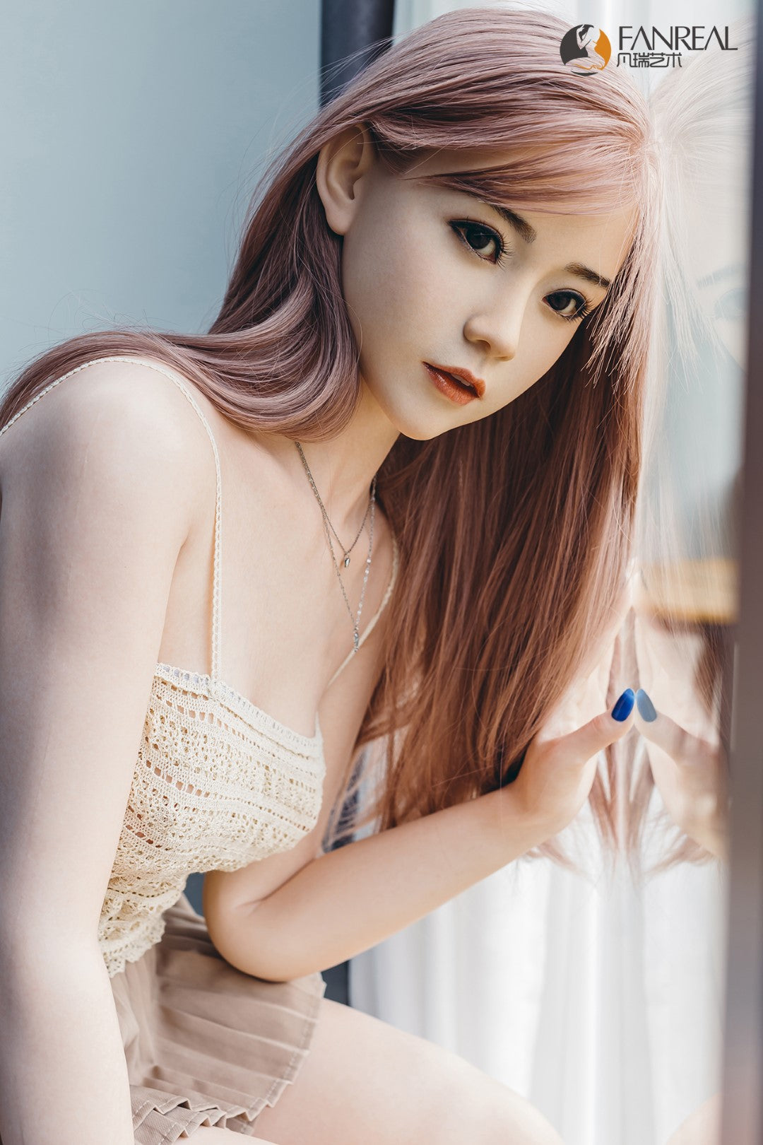 Qian poupée sexuelle (FanReal Doll 158cm bonnet B Silicone)