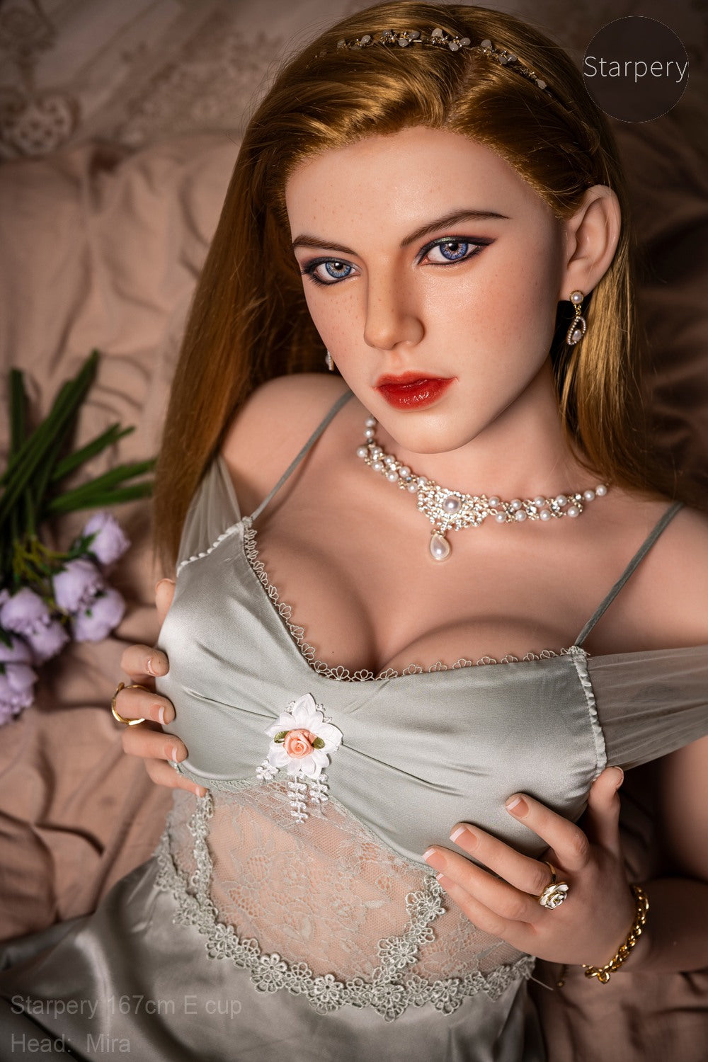 Păpușă sexuală Mira (Starpery 167 cm E-cup TPE+silicon)
