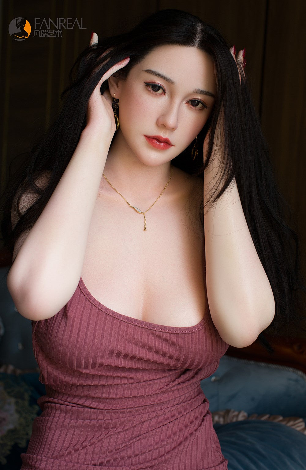 Vivi Sexdocka (FanReal Doll 172cm E-kupa Silikon)