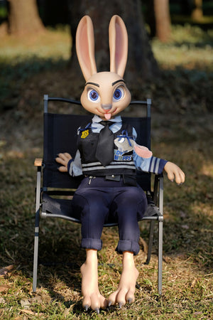 Judy The Rabbit Sex Doll (Dolls Castle Siliconul C-Cup de 120cm)