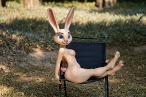 Judy the Rabbit Sex Doll (Dolls Castle 120 cm c-cup siliconen)