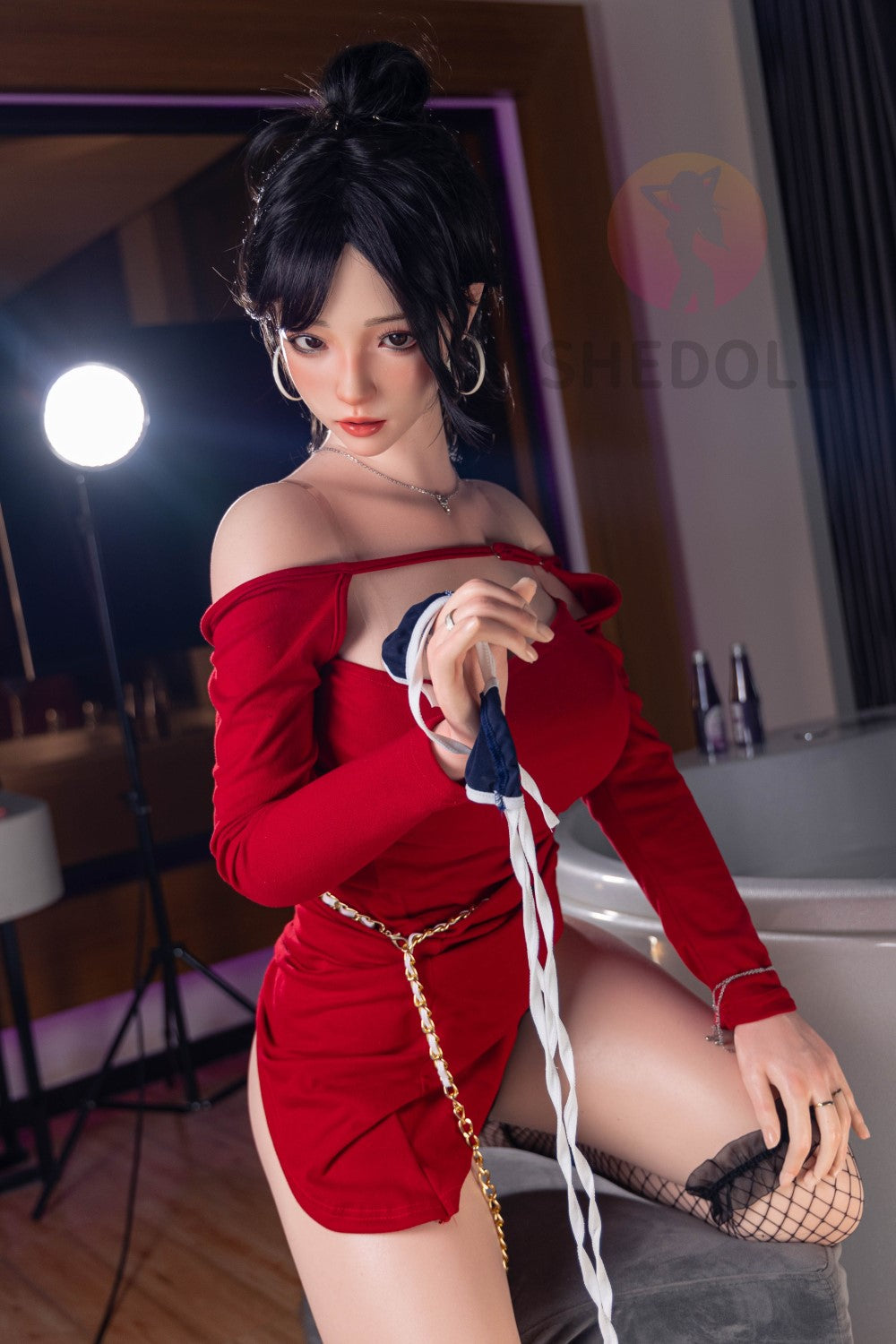 Kukulla e seksit me trëndafil (SHEDOLL 165cm E-Cup #SH051 2.0 Silikoni)