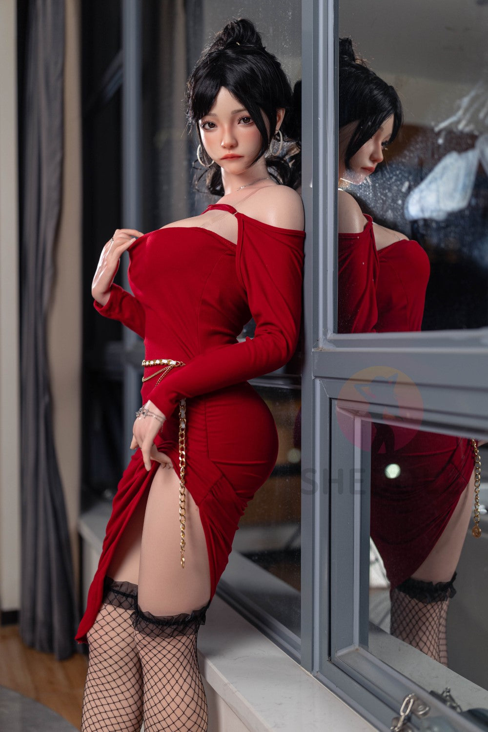 Kukulla e seksit me trëndafil (SHEDOLL 165cm E-Cup #SH051 2.0 Silikoni)