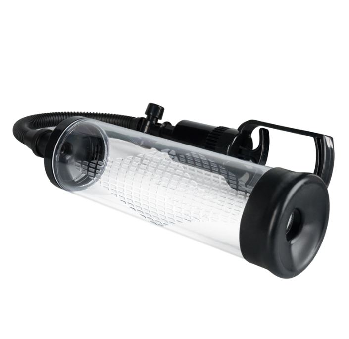 Bomba peniana para aumento e ereção mais dura – 70×220 mm | Desenho Preto