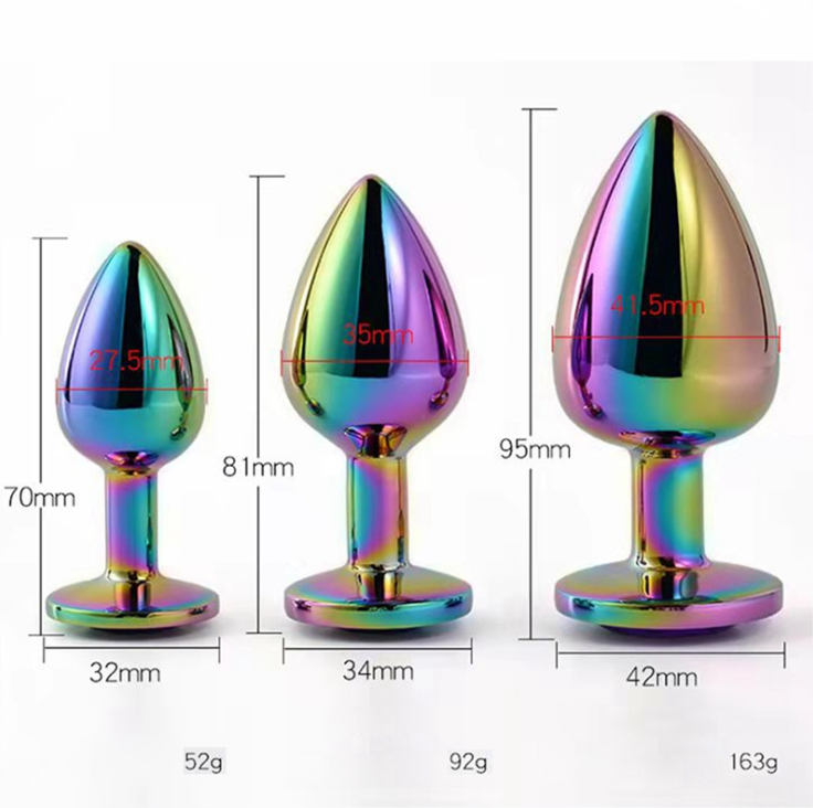 Butt Plug -in Aluminium - mit 3 Größen einstellen