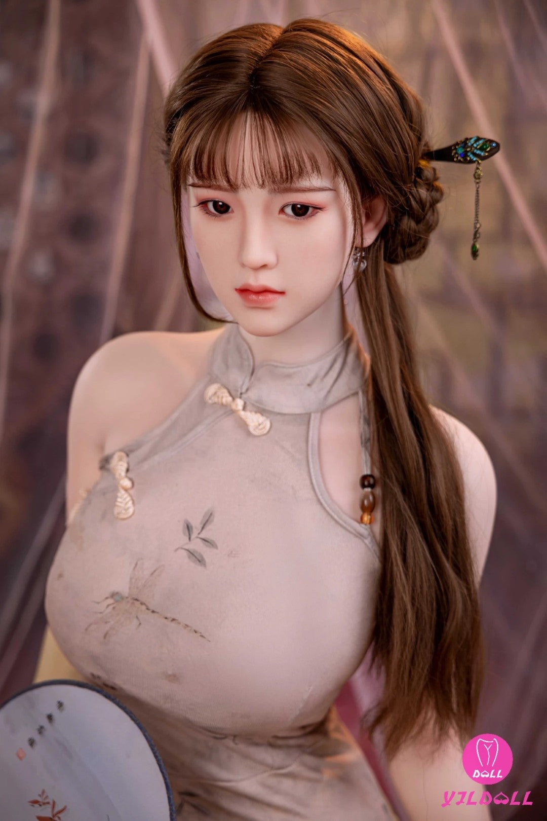 Emmy poupée sexuelle (YJL Doll Bonnet D 165 cm #396 TPE+Silicone)