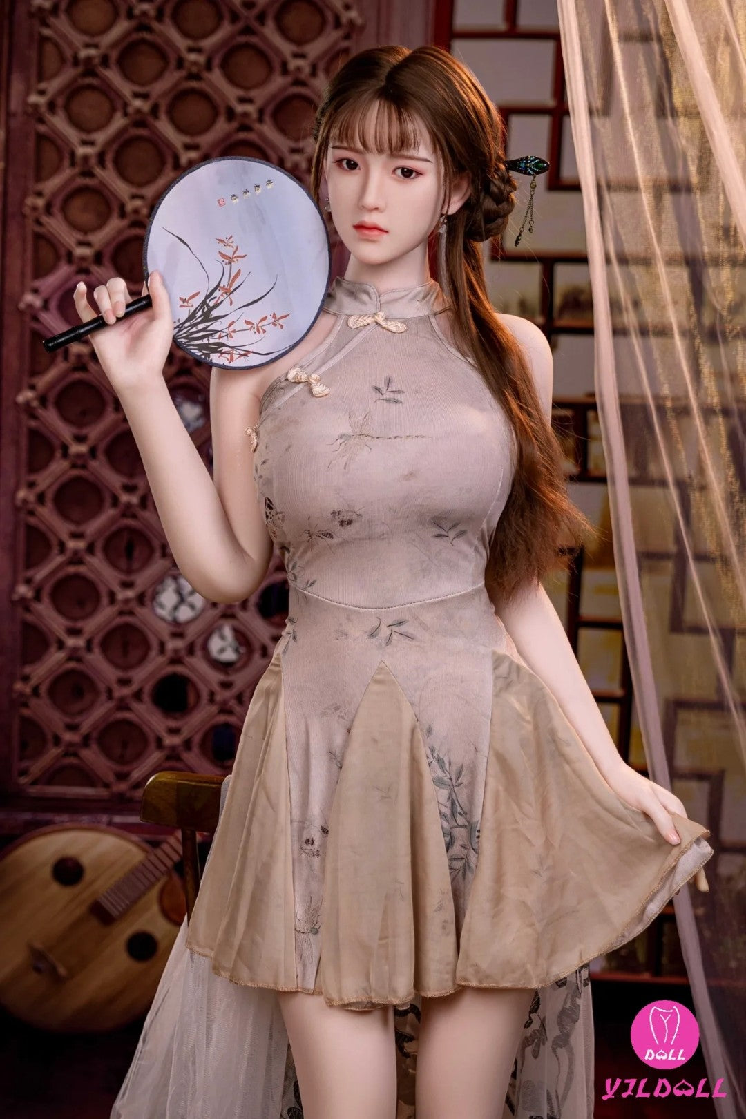 Emmy poupée sexuelle (YJL Doll Bonnet D 165 cm #396 TPE+Silicone)