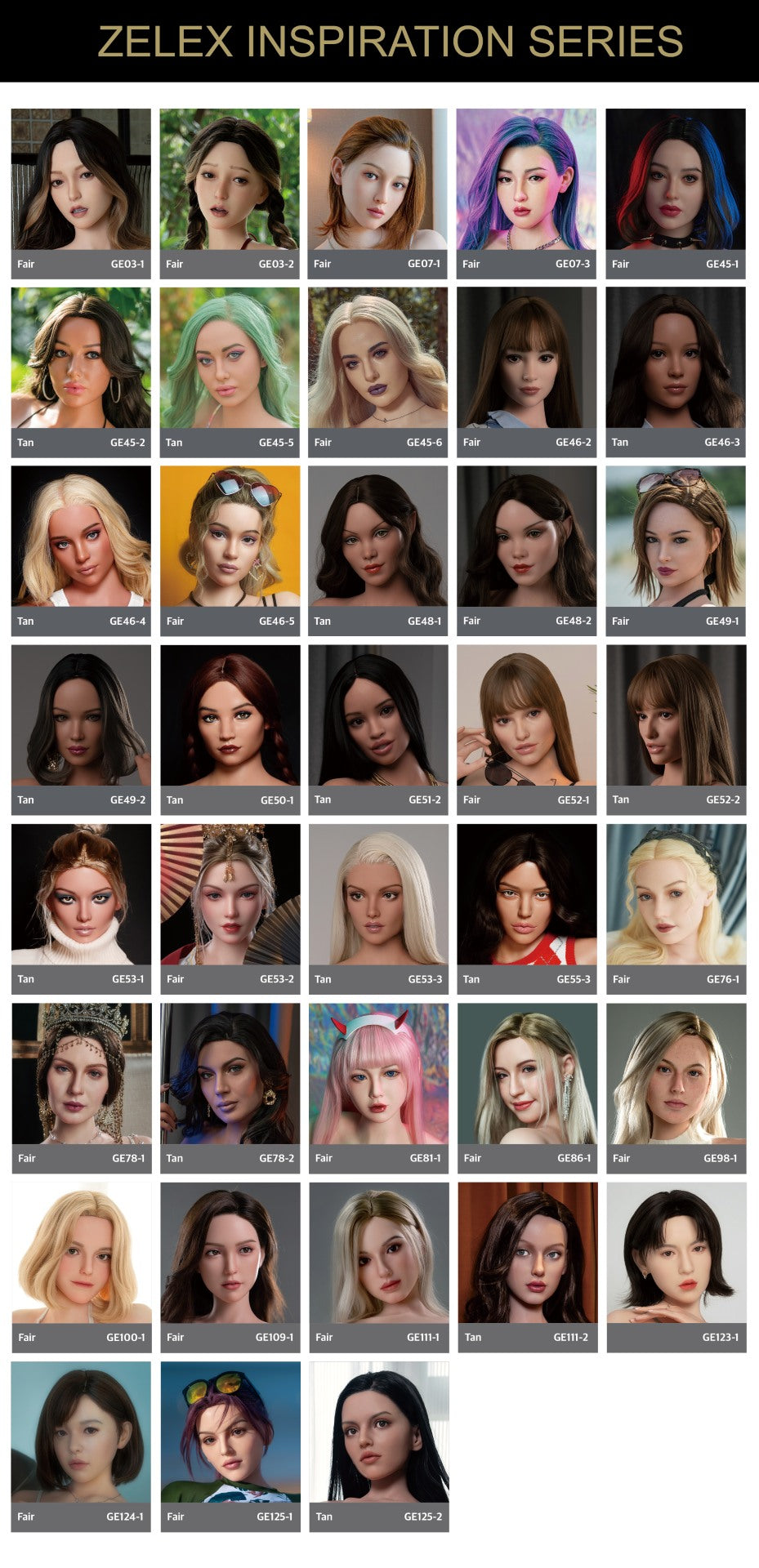 Cabeça extra (Zelex Doll Original)