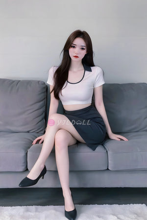 Boneca sexual wei ling (YJL Doll 155cm c-cup #879 silicone)