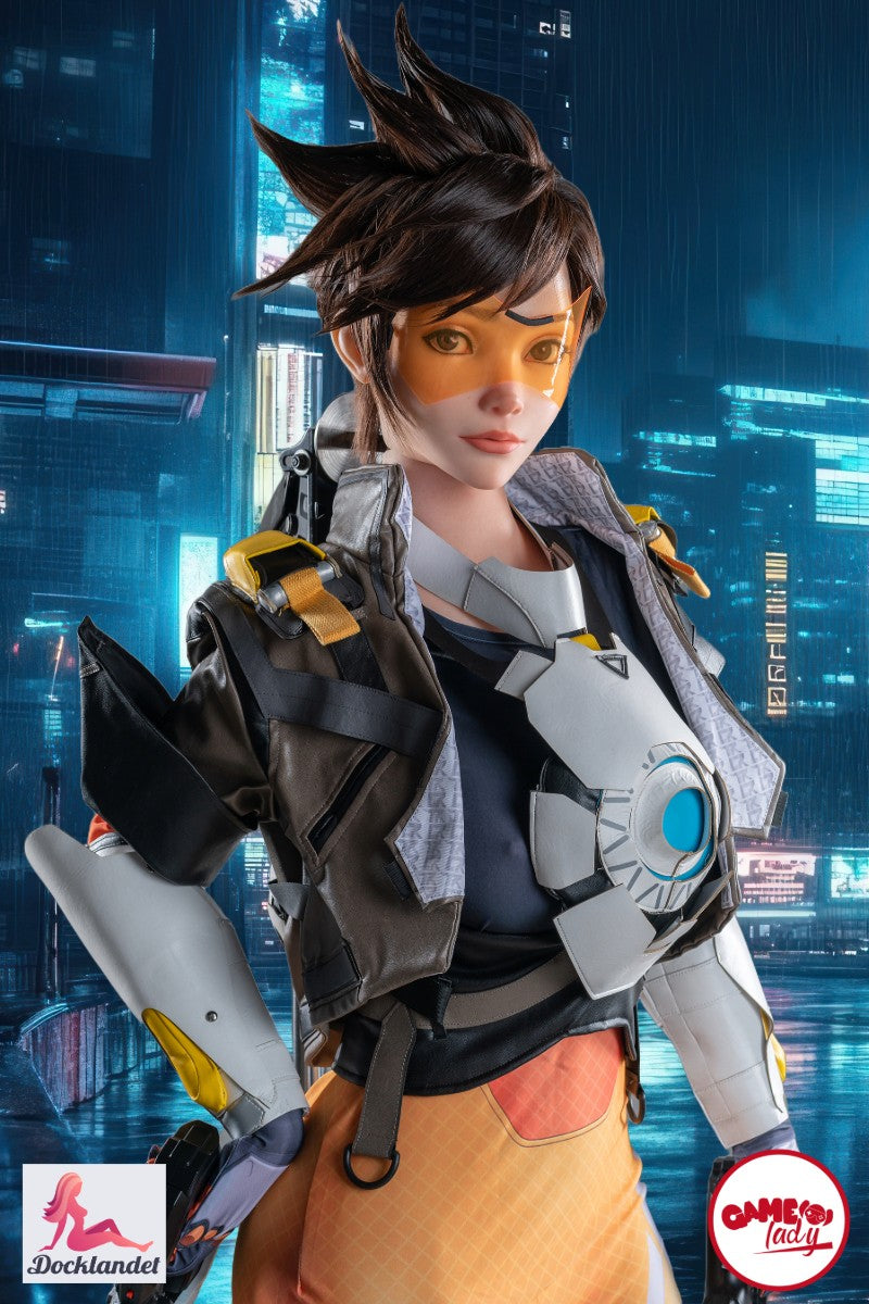 Tracer Sexdocka (Game Lady 167cm D-Kupa No.29-1 Silikon) Overwatch Real Doll
