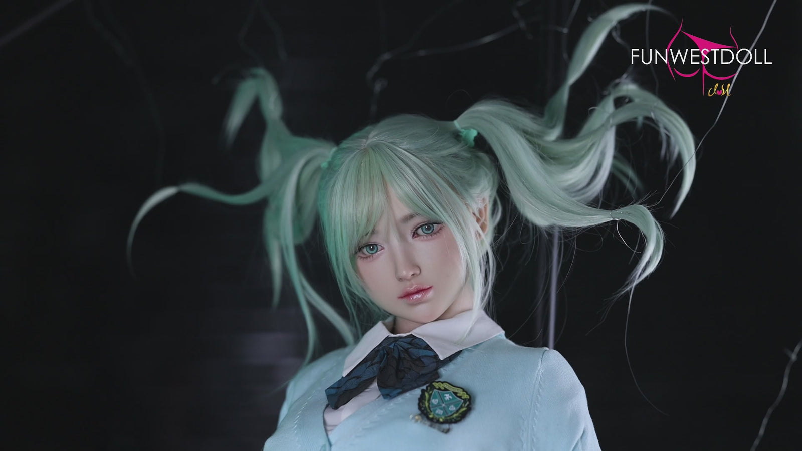 Hatsune Miko poupée sexuelle (FunWest Doll 159cm Bonnet A #041S Silicone)