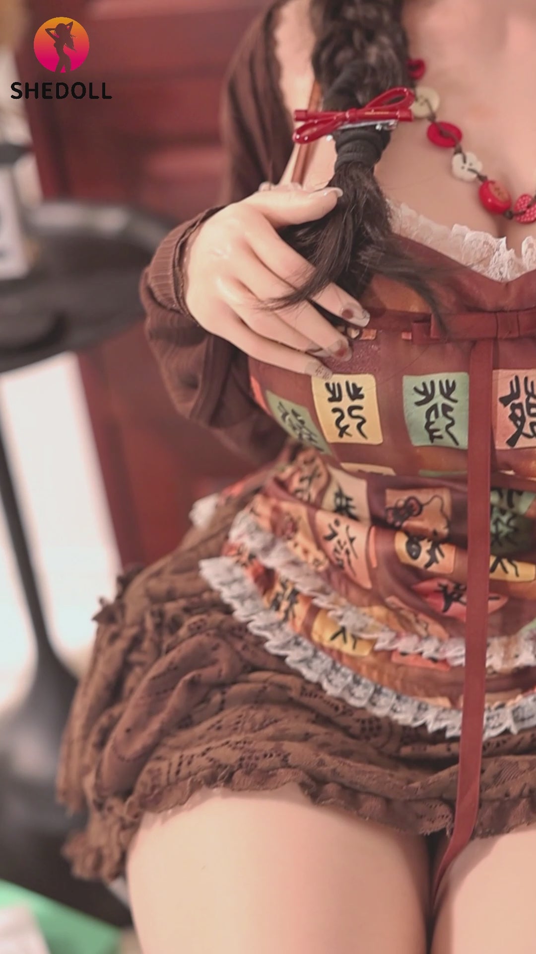 Секс кукла Айлийн (SHEDOLL 145 см G-Cup #SH215 силикон)