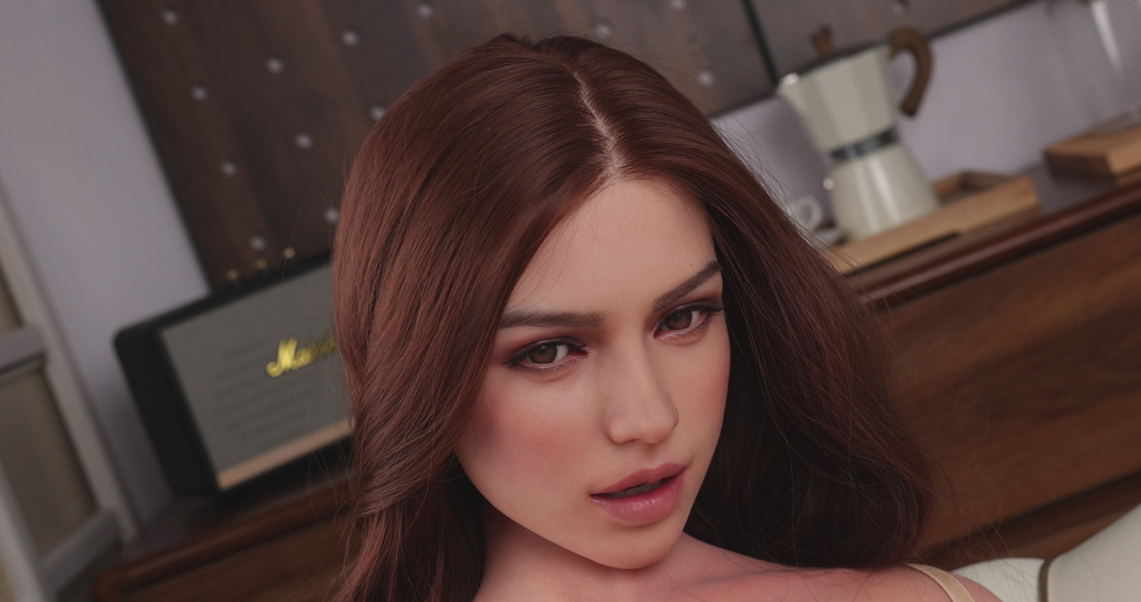 Boneca sexual Mirella Torso (FanReal Doll Silicone com copo F de 109 cm)