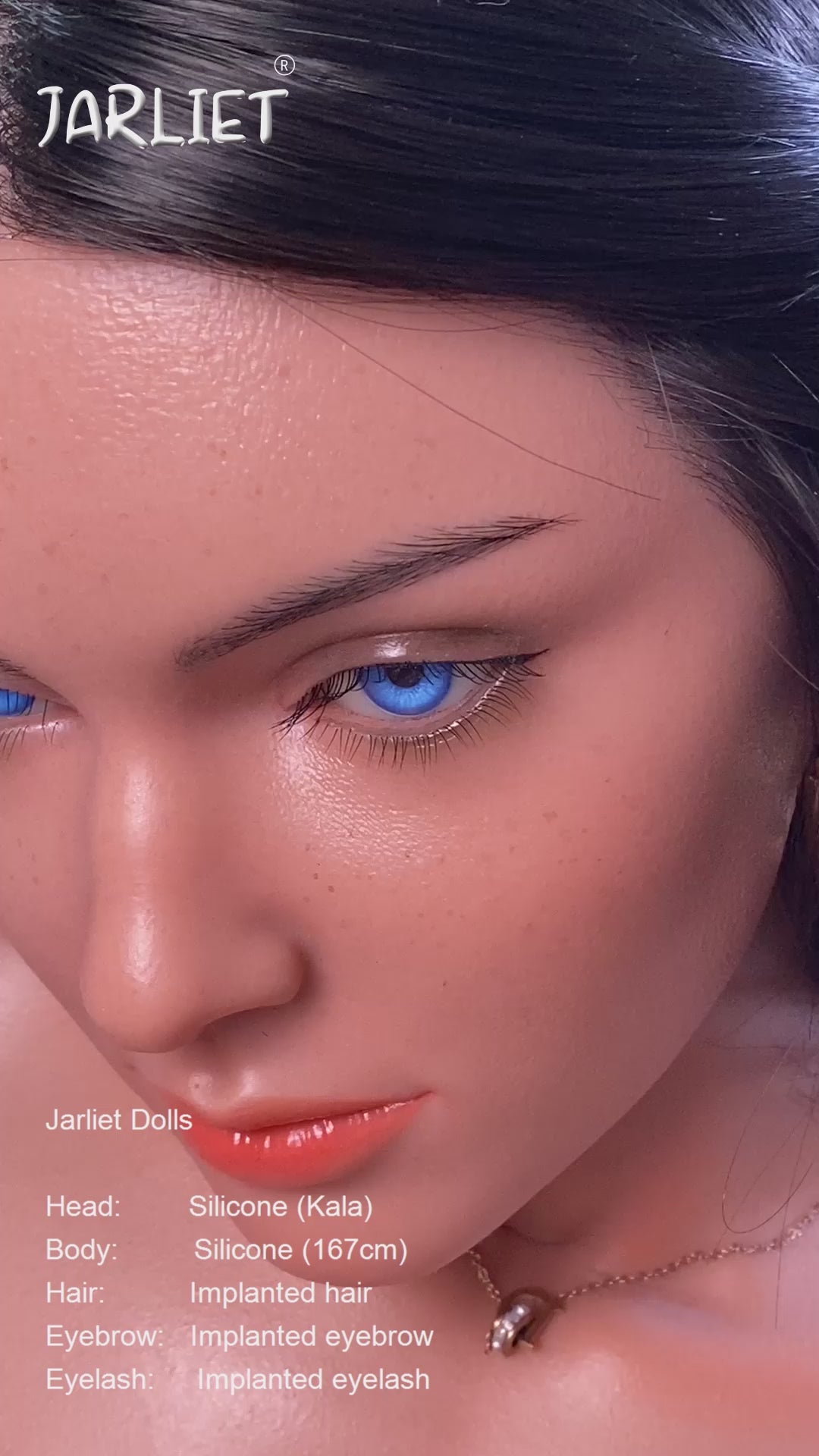 Bald Sex doll (Jarliet 167cm B-cup silicone)