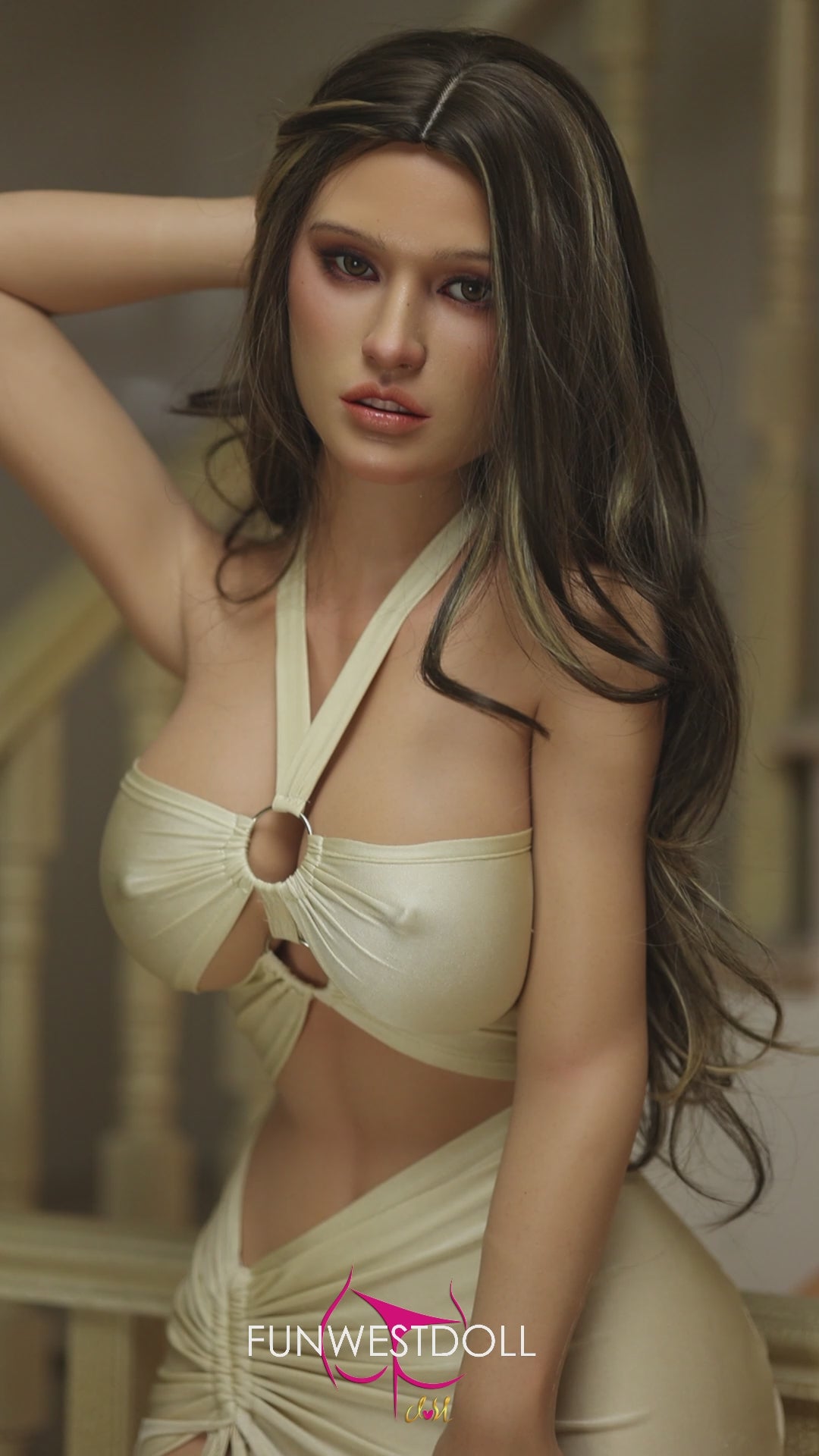 Kukulla seksi Juliette (Kukulla FunWest 160cm E-Cup #046S silikoni)