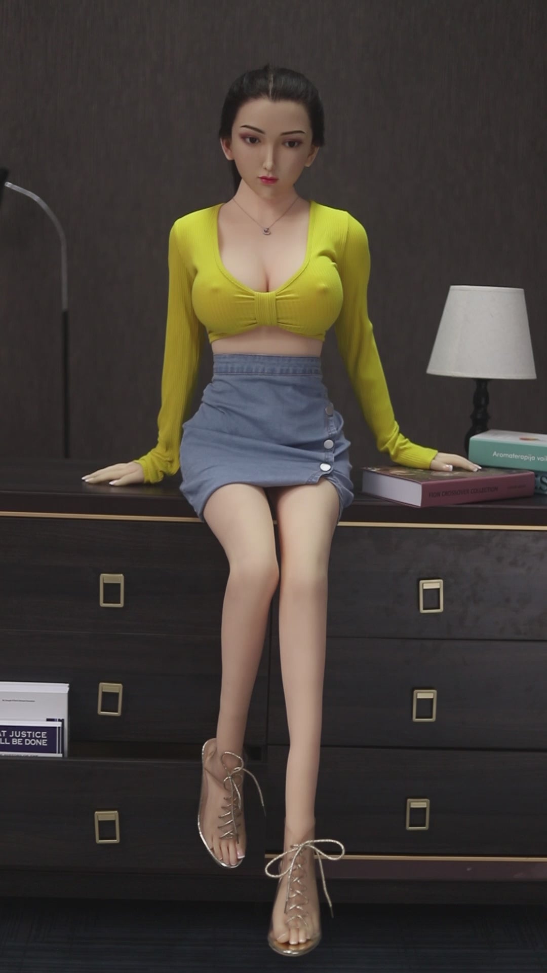 Фина секс лутка (Jarliet 150 цм Д-Цуп ТПЕ + силикон)