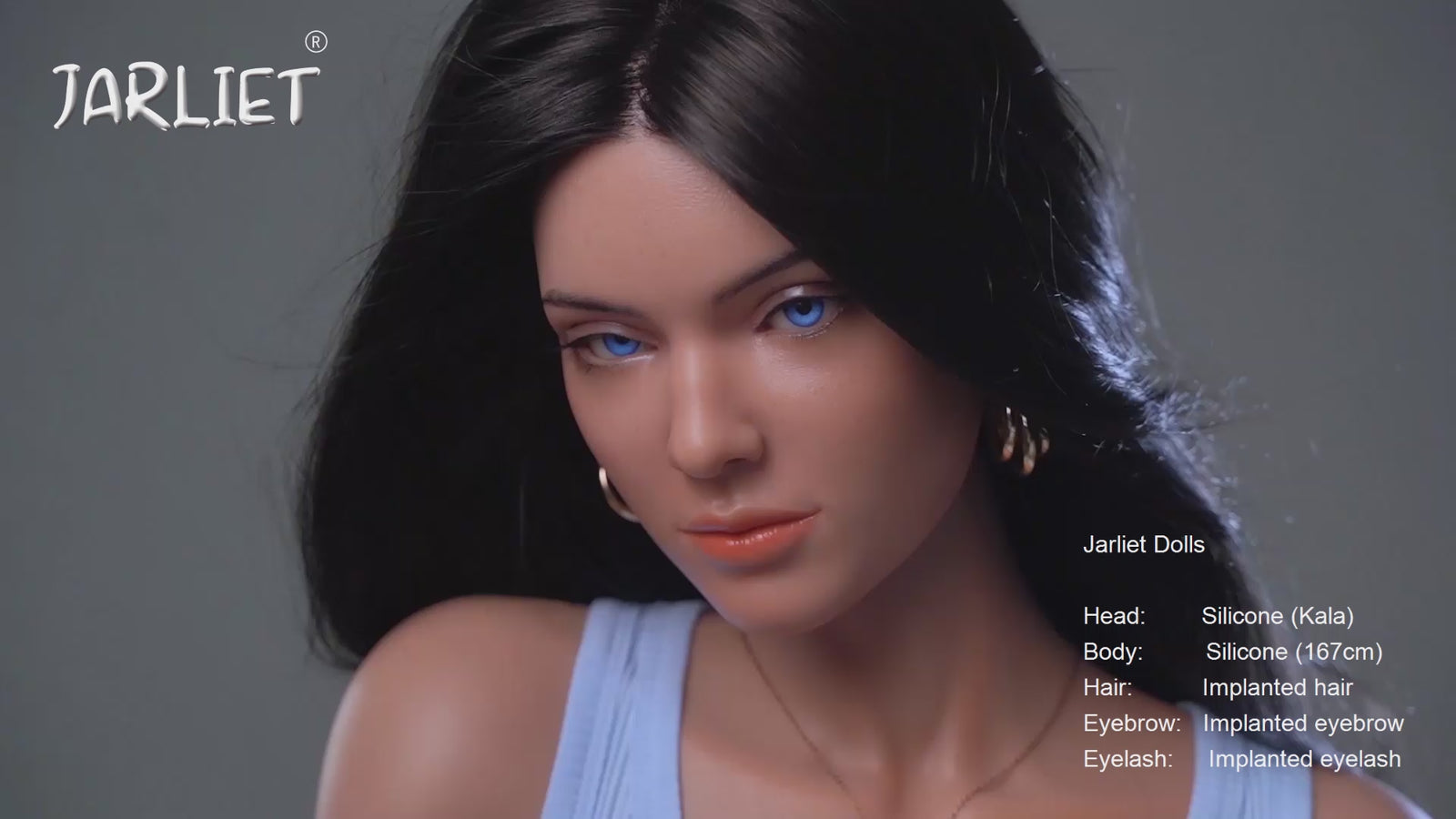 Bald Sex doll (Jarliet 167cm B-cup silicone)