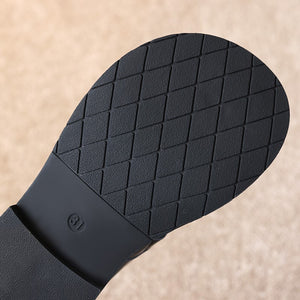 Skor för sexdocka (svarta, lack)