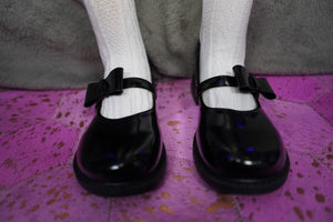 Shoes for sex doll (black, varnish)