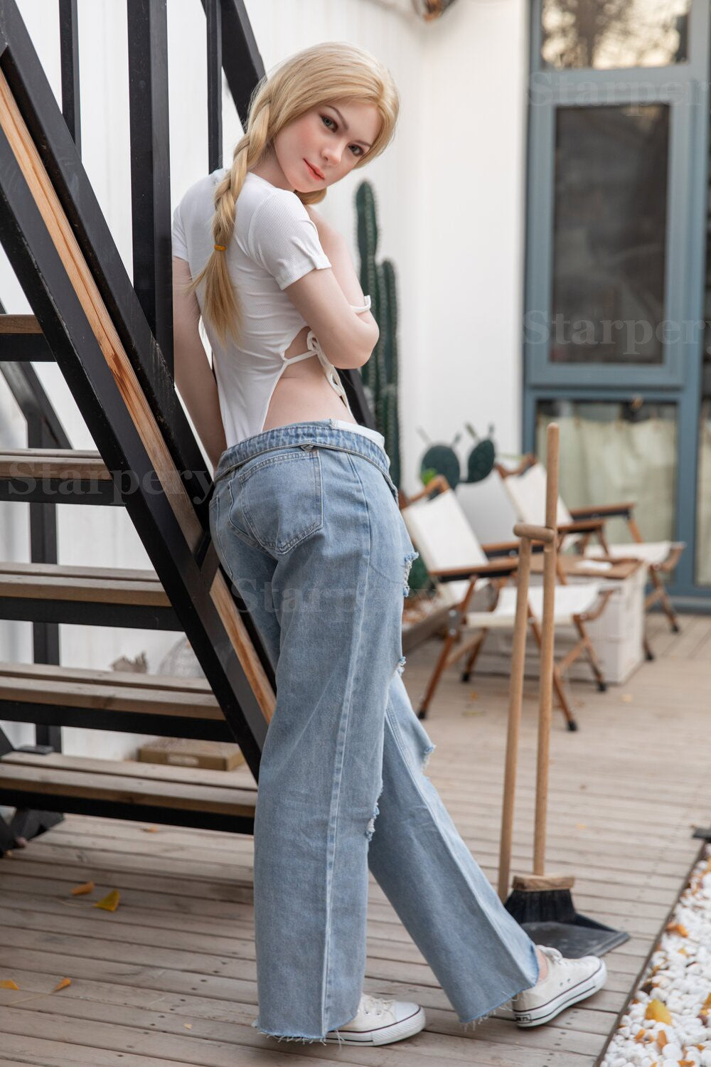 Papusa sexuala Imogen (Starpery 171 cm A-cup TPE+silicon)