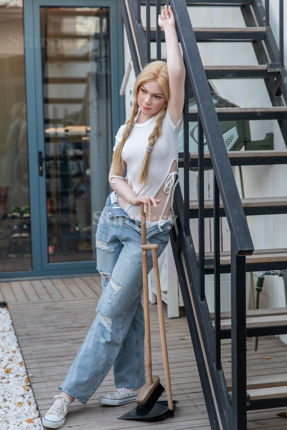 Papusa sexuala Imogen (Starpery 171 cm A-cup TPE+silicon)