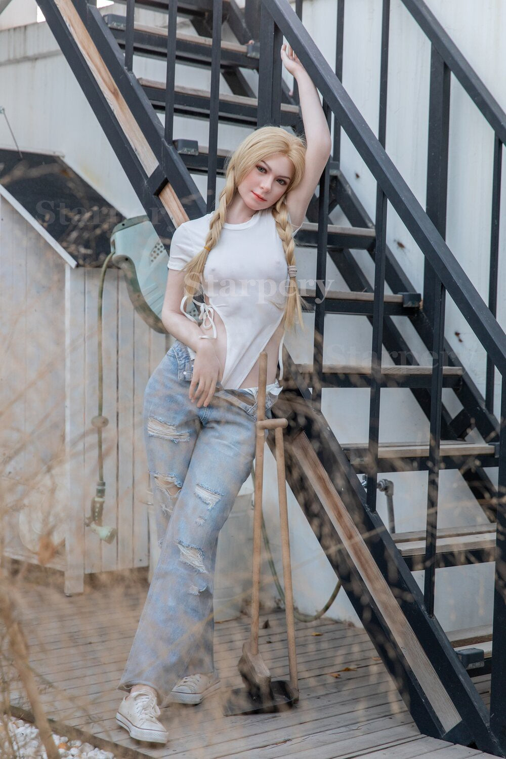 Papusa sexuala Imogen (Starpery 171 cm A-cup TPE+silicon)