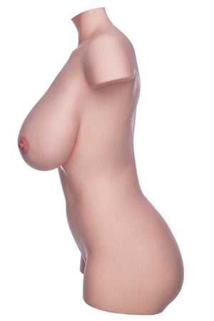 Rebecca Torso Sex Doll (Irontech Doll 95 cm f-cup Silikon)