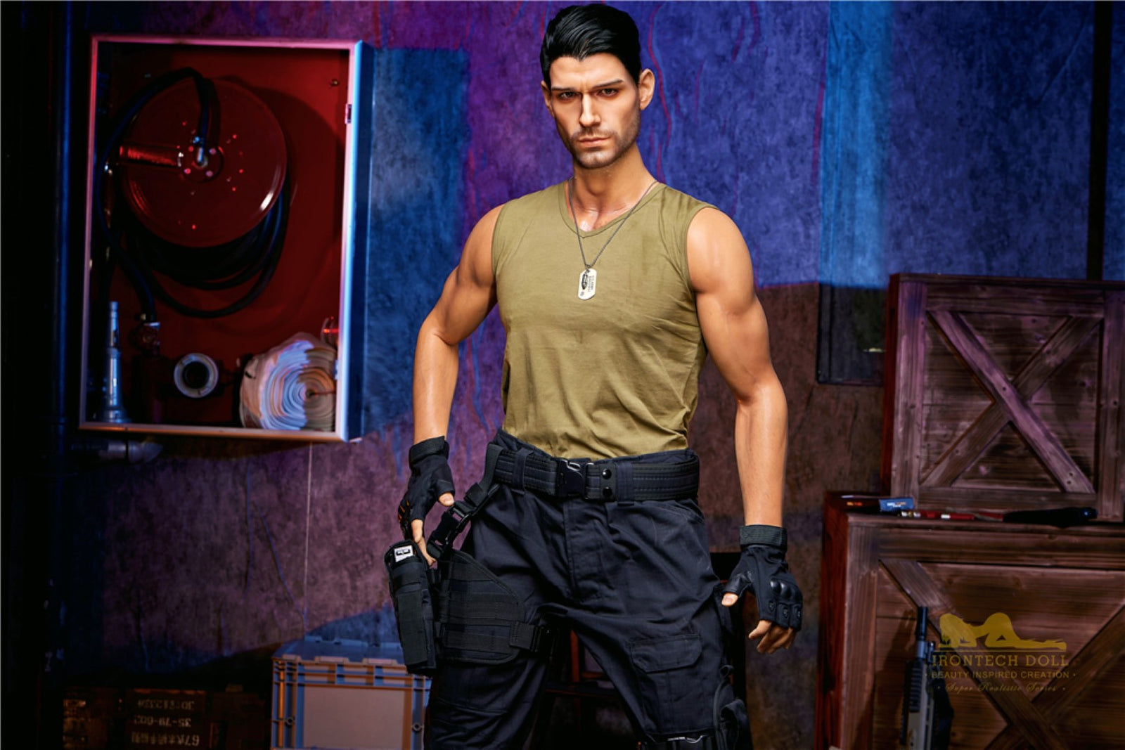 Мъжката секс кукла на Томас (Irontech Doll 176см M5 силикон)